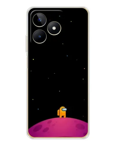 Чохол для Realme Note 60 з картинкою «Самотній герой на планеті» Чохол для Realme Note 60 з картинкою «Самотній герой на планеті»