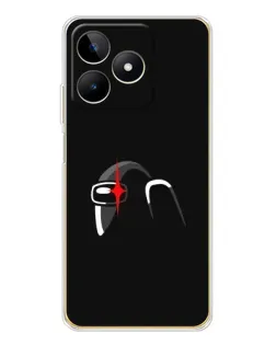 Чохол для Realme Note 60 з картинкою «Among Us шолом»