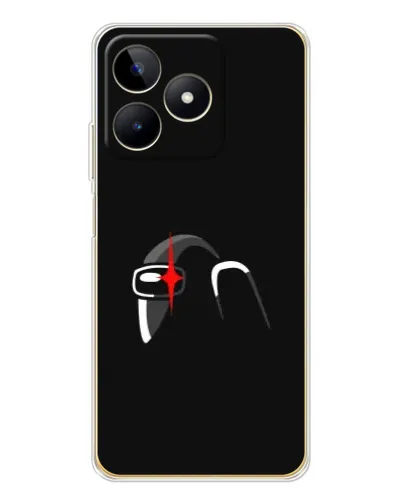 Чохол для Realme Note 60 з картинкою «Among Us шолом» Чохол для Realme Note 60 з картинкою «Among Us шолом»