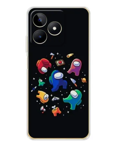 Чохол для Realme Note 60 з картинкою «Among Us космос» Чохол для Realme Note 60 з картинкою «Among Us космос»
