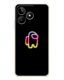 Чохол для Realme Note 60 з картинкою «Among Us градієнт»