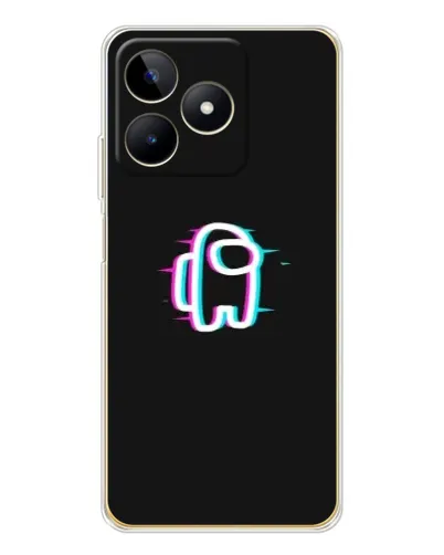 Чохол для Realme Note 60 з картинкою «Among Us неон» Чохол для Realme Note 60 з картинкою «Among Us неон»