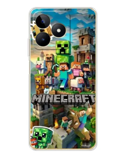 Чохол для Realme Note 60 з картинкою «Замок Minecraft» Чохол для Realme Note 60 з картинкою «Замок Minecraft»