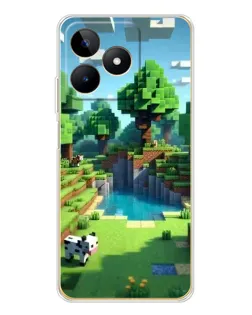 Чохол для Realme Note 60 з картинкою «Minecraft літній день»