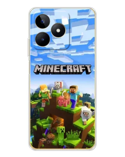 Чохол для Realme Note 60 з картинкою «Minecraft класичний світ» Чохол для Realme Note 60 з картинкою «Minecraft класичний світ»