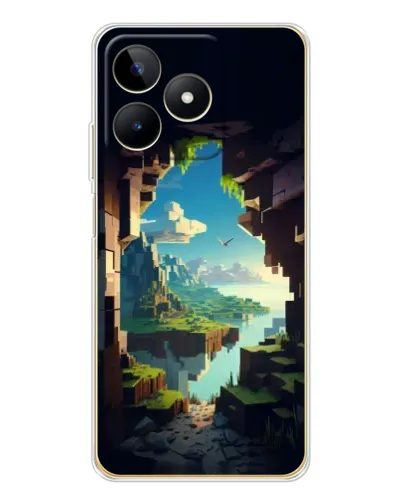 Чохол для Realme Note 60 з картинкою «Вид з печери» Чохол для Realme Note 60 з картинкою «Вид з печери»