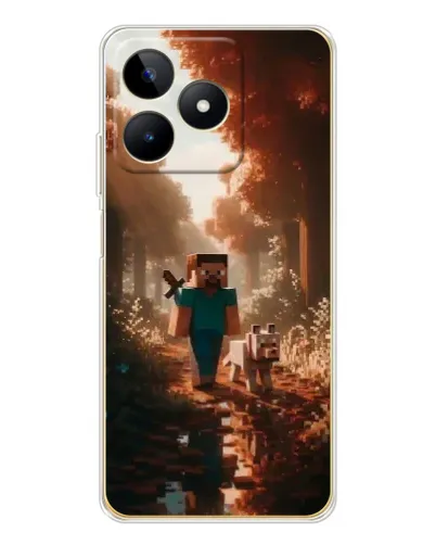 Чохол для Realme Note 60 з картинкою «Стів у лісі» Чохол для Realme Note 60 з картинкою «Стів у лісі»