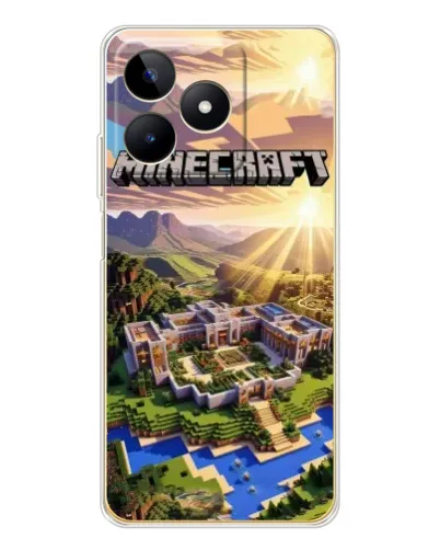 Чохол для Realme Note 60 з картинкою «Minecraft панорама» Чохол для Realme Note 60 з картинкою «Minecraft панорама»