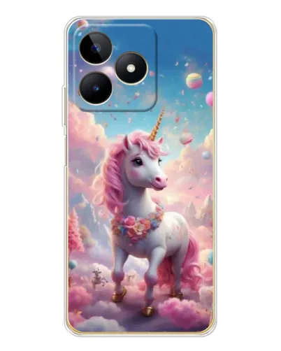 Чохол для Realme Note 60 з картинкою «Єдиноріг серед хмар» Чохол для Realme Note 60 з картинкою «Єдиноріг серед хмар»