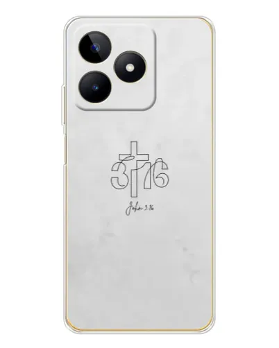 Чохол для Realme Note 60 з картинкою «Івана 3:16 Хрест» Чохол для Realme Note 60 з картинкою «Івана 3:16 Хрест»