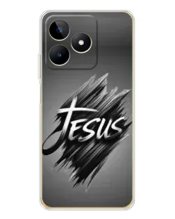 Чохол для Realme Note 60 з картинкою «Напис Jesus Graffiti»