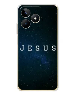 Чохол для Realme Note 60 з картинкою «Зоряне небо Jesus»