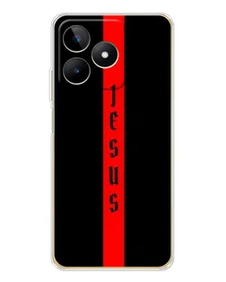Чохол для Realme Note 60 з картинкою «Червона лінія віри»
