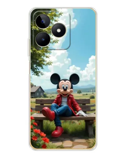Чохол для Realme Note 60 з картинкою «Міккі на лавці» Чохол для Realme Note 60 з картинкою «Міккі на лавці»