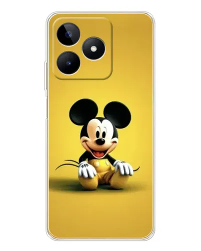 Чохол для Realme Note 60 з картинкою «Міккі на жовтому» Чохол для Realme Note 60 з картинкою «Міккі на жовтому»
