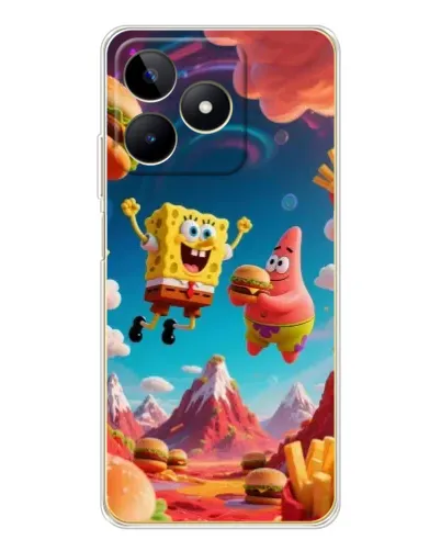 Чохол для Realme Note 60 з картинкою «Космічний фастфуд» Чохол для Realme Note 60 з картинкою «Космічний фастфуд»