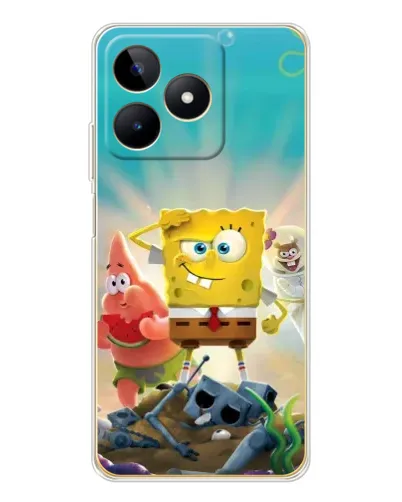 Чохол для Realme Note 60 з картинкою «Спанч Боб переможець» Чохол для Realme Note 60 з картинкою «Спанч Боб переможець»