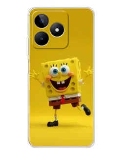 Чохол для Realme Note 60 з картинкою «Позитивний Губка Боб»