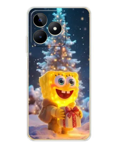 Чохол для Realme Note 60 з картинкою «Різдвяний Спанч Боб» Чохол для Realme Note 60 з картинкою «Різдвяний Спанч Боб»