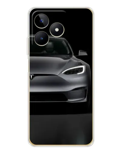 Чехол для Realme Note 60 с картинкой «Tesla Model S Look»