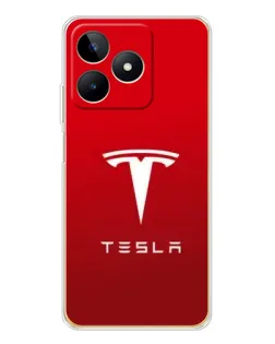 Чохол для Realme Note 60 з картинкою «Tesla Red Classic»