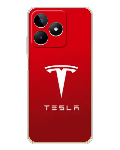 Чехол для Realme Note 60 с картинкой «Tesla Red Classic»