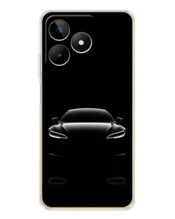 Чохол для Realme Note 60 з картинкою «Силует Tesla Night»