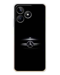 Чохол для Realme Note 60 з картинкою «Mercedes — абстрактні лінії»