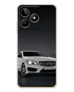 Чохол для Realme Note 60 з картинкою «Mercedes AMG GT Silver»