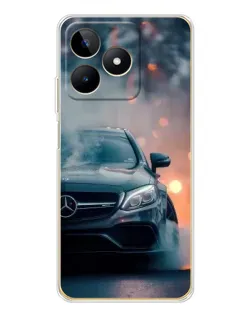 Чохол для Realme Note 60 з картинкою «Mercedes — нічне місто»