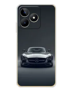 Чехол для Realme Note 60 с картинкой «Mercedes на черном» Чехол для Realme Note 60 с картинкой «Mercedes на черном»