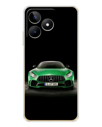 Чохол для Realme Note 60 з картинкою «Mercedes — неоновий лого» Чохол для Realme Note 60 з картинкою «Mercedes — неоновий лого»