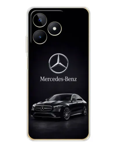 Чохол для Realme Note 60 з картинкою «Mercedes — решітка радіатора» Чохол для Realme Note 60 з картинкою «Mercedes — решітка радіатора»
