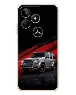Чохол для Realme Note 60 з картинкою «Mercedes G-Class червоний»