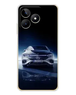 Чохол для Realme Note 60 з картинкою «Нічний Mercedes EQ»