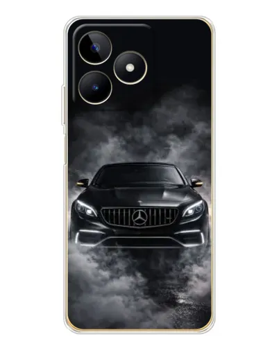 Чохол для Realme Note 60 з картинкою «Mercedes у диму» Чохол для Realme Note 60 з картинкою «Mercedes у диму»