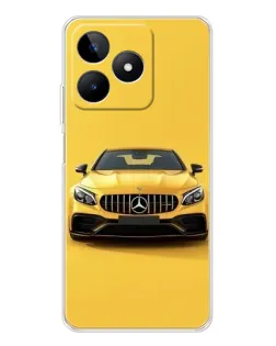 Чохол для Realme Note 60 з картинкою «Жовтий Mercedes GT»