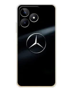 Чохол для Realme Note 60 з картинкою «Mercedes на металі»