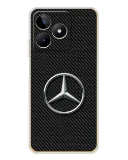 Чохол для Realme Note 60 з картинкою «Карбоновий Mercedes стиль»
