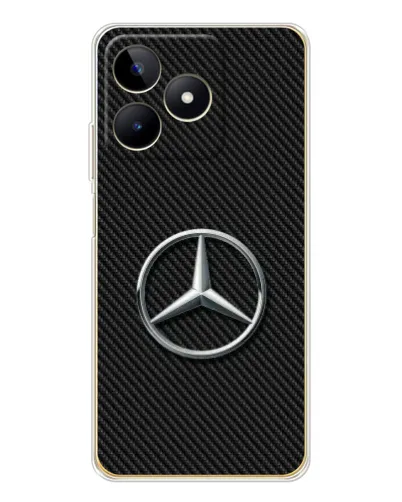 Чохол для Realme Note 60 з картинкою «Карбоновий Mercedes стиль» Чохол для Realme Note 60 з картинкою «Карбоновий Mercedes стиль»