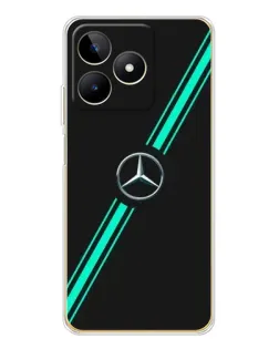 Чехол для Realme Note 60 с картинкой «Спортивные линии Mercedes» Чехол для Realme Note 60 с картинкой «Спортивные линии Mercedes»