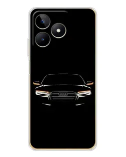Чохол для Realme Note 60 з картинкою «Audi — нічний контур»