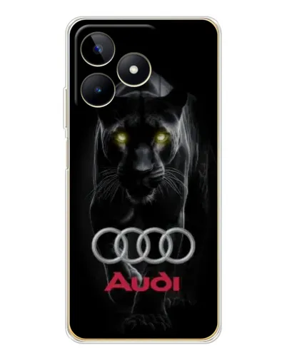Чохол для Realme Note 60 з картинкою «Пантера та Audi» Чохол для Realme Note 60 з картинкою «Пантера та Audi»