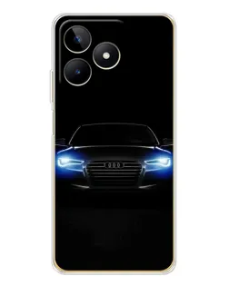 Чохол для Realme Note 60 з картинкою «Audi в неоні»
