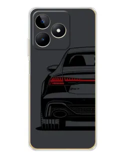 Чохол для Realme Note 60 з картинкою «Задня частина Audi — арт»