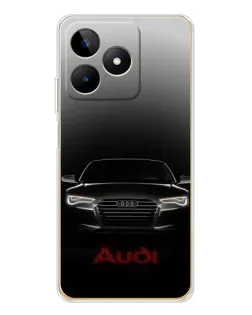 Чохол для Realme Note 60 з картинкою «Audi — градієнтний контур»
