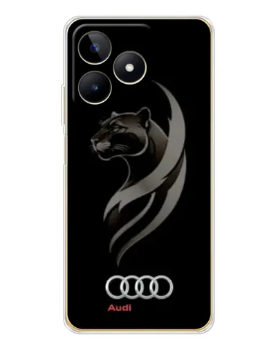 Чохол для Realme Note 60 з картинкою «Графіка — пантера та Audi» Чохол для Realme Note 60 з картинкою «Графіка — пантера та Audi»