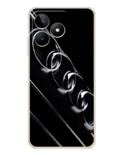 Чохол для Realme Note 60 з картинкою «Audi — абстрактні кільця»
