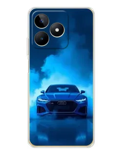 Чохол для Realme Note 60 з картинкою «Audi — блакитна енергія»
