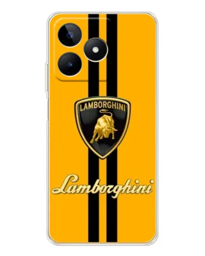 Чохол для Realme Note 60 з картинкою «Lamborghini Stripe жовтий» Чохол для Realme Note 60 з картинкою «Lamborghini Stripe жовтий»